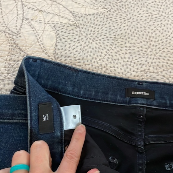 EUC Express Mid Rise Bootcut Jeans - Picture 2 of 8